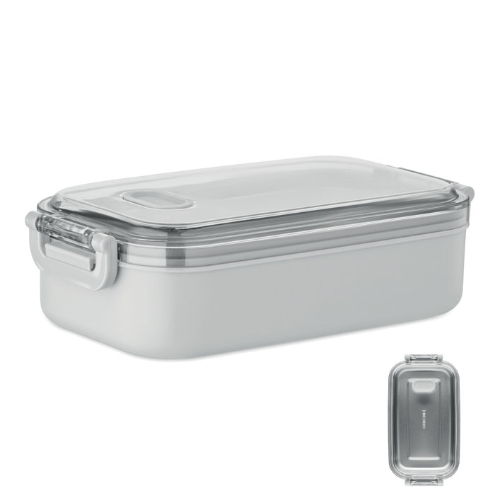 Boîte à lunch personnalisée 750 ml en PP Hoagie Gris
