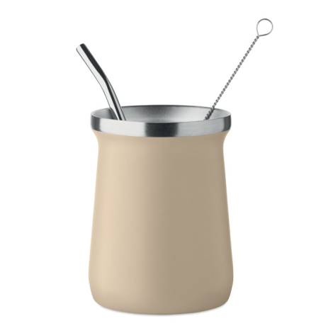 Tasse yerba maté personnalisable 240 ml avec paille Miyerba