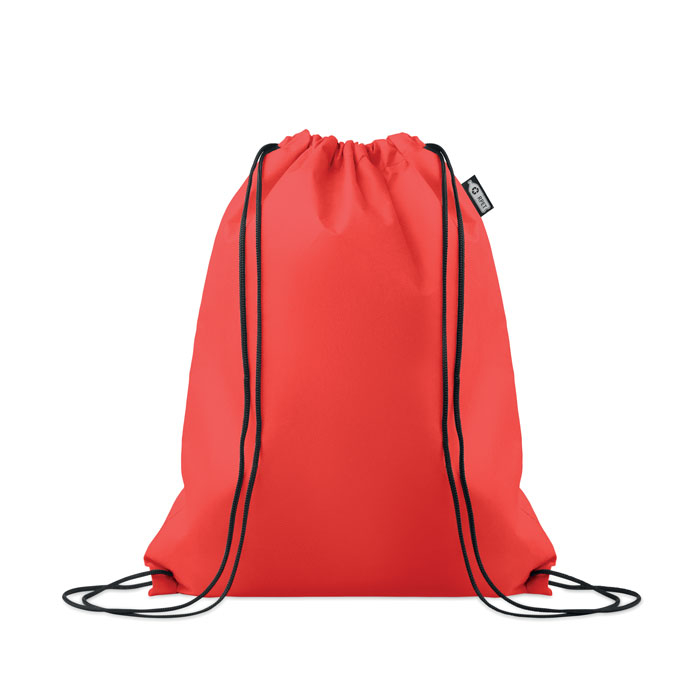 Sac à cordon RPET non tissé 80 g/m² à personnaliser Daffy Rouge