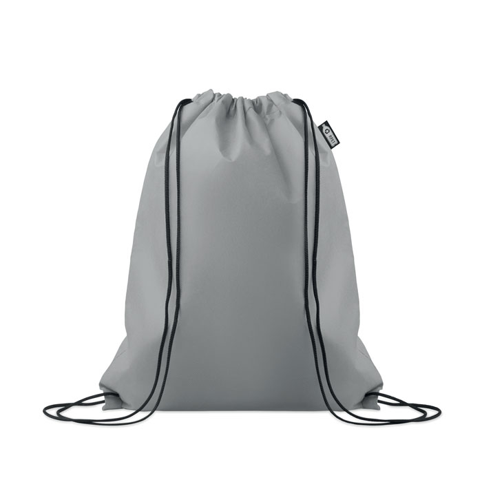 Sac à cordon RPET non tissé 80 g/m² à personnaliser Daffy Gris