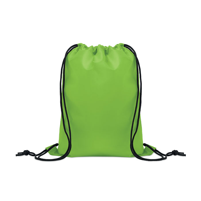 Sac à cordon promotionnel pour enfant en PET recyclé Shoop Kids lime