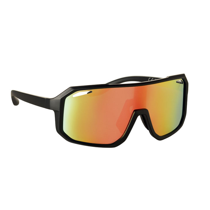 Lunettes sport UV400 à verres miroirs personnalisables Flash Multicolore