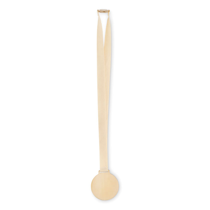Médaille en bois personnalisée avec sangle coton Best Bois
