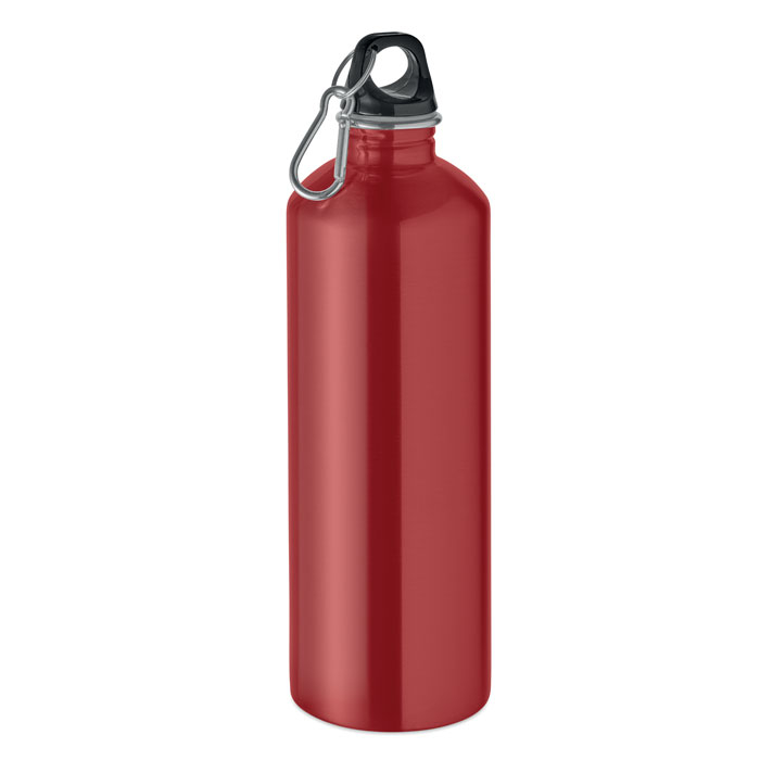 Gourde personnalisable 1 L en inox recyclé Re-One Moss Rouge