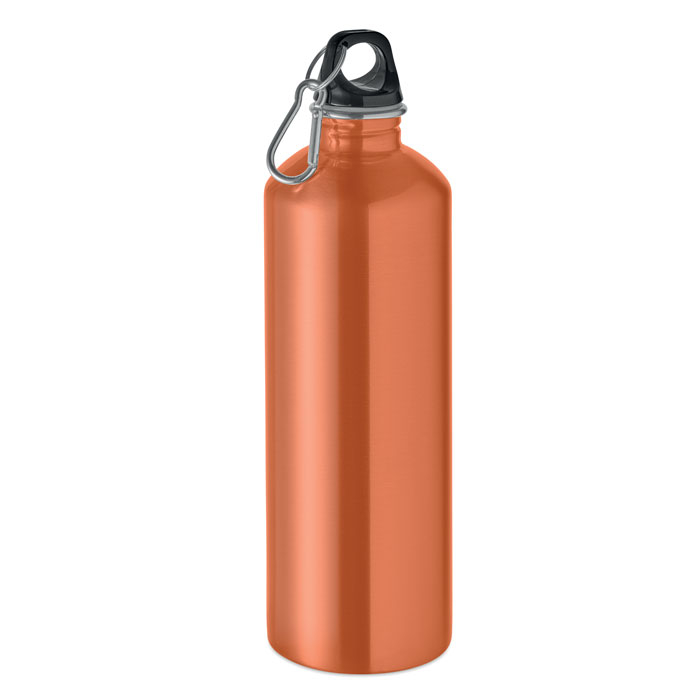 Gourde personnalisable 1 L en inox recyclé Re-One Moss Orange