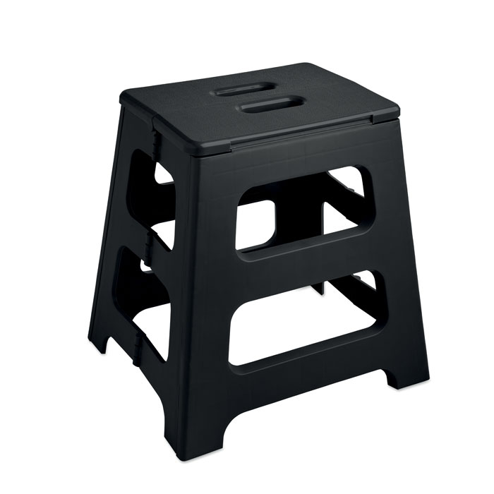 Tabouret pliable et portable personnalisable Jak Noir