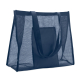 Sac shopping en maille RPET personnalisable avec poche Limp Sac shopping en maille RPET personnalisable avec poche Limp