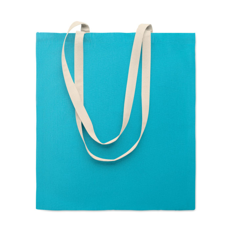 Sac shopping personnalisable en coton 140 g/m² Zevra Colour