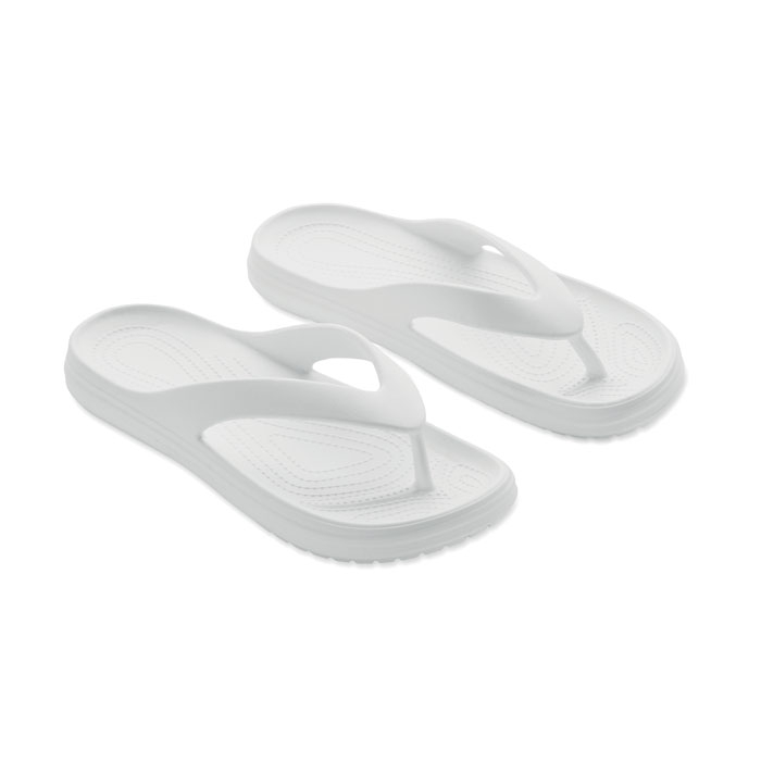 Tongs personnalisables en EVA taille 36/37 Evaslip Blanc
