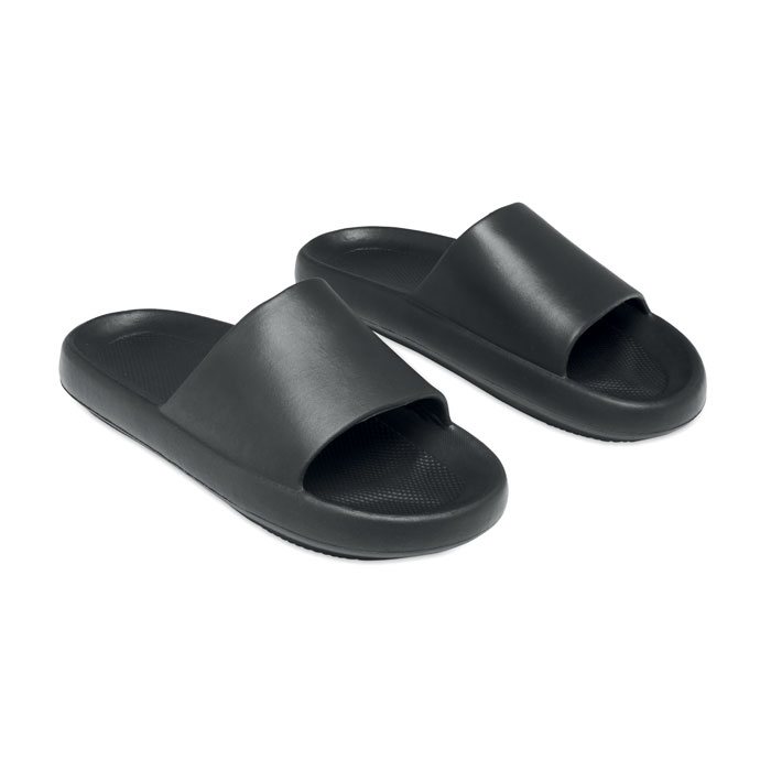 Claquettes publicitaires en EVA taille 40/41 Evaslide Noir