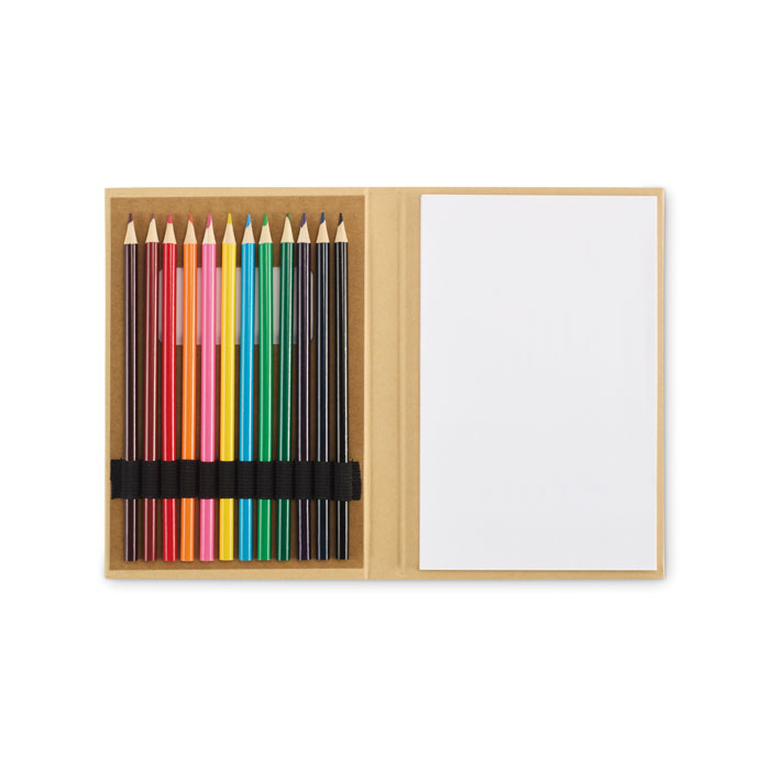 Set de coloriage promotionnel pour enfants Funsketch Beige