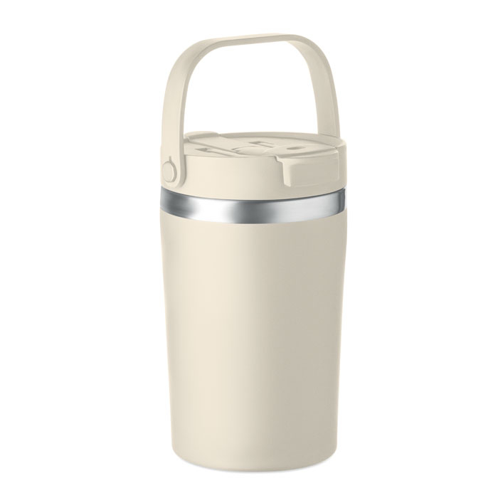 Gobelet double paroi personnalisé 350 ml Cozycup Beige
