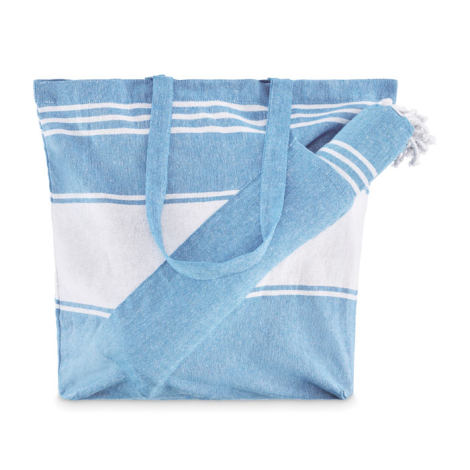 Set sac de plage et serviette 180 g/m² à personnaliser Hummum
