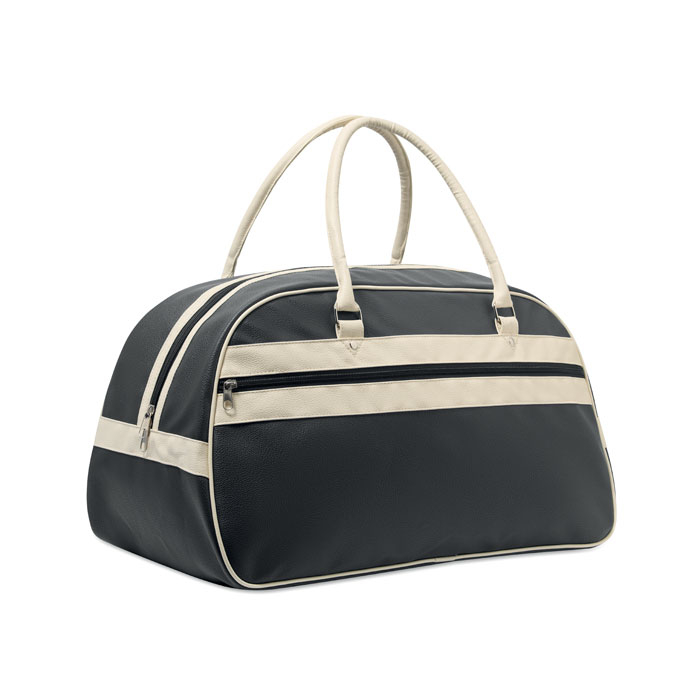 Sac de sport personnalisé 21,5 L en PU Nostalgic Noir