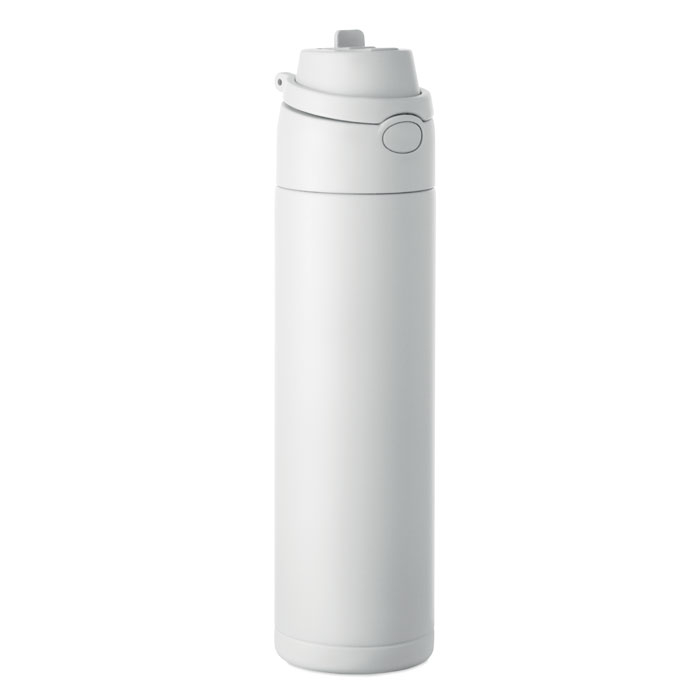 Bouteille 500 ml double paroi personnalisable Toien Two Blanc