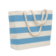 Sac de plage personnalisé coton 220gr HEAVEN STRIPE