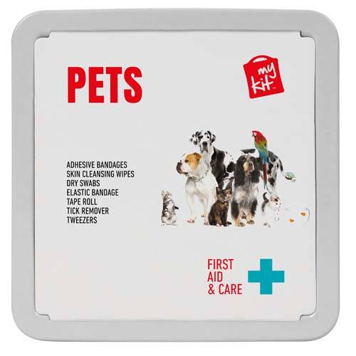 Boîte de secours pour animaux personnalisable MyKit Blanc