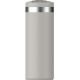 Gobelet isotherme beige vue de face avec surface lisse, sans personnalisation visible.