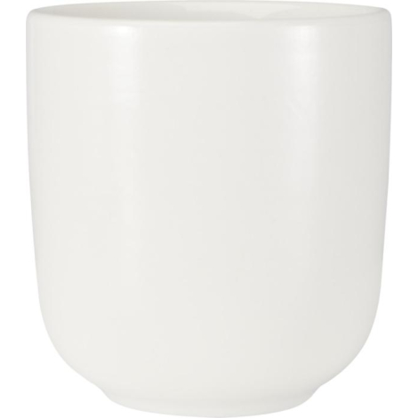 Vue rapprochée d’une tasse en céramique seule, sans marquage visible.