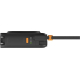 Vue de dessous du chargeur avec ports et indicateurs LED visibles, sans marquage visible.