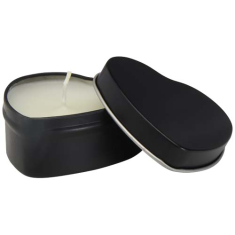 Bougie cœur vanille promotionnelle Blissful