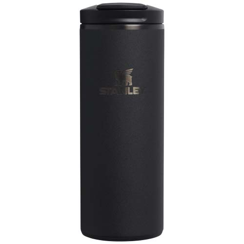 Gobelet voyage personnalisé 350 ml Stanley Transit Fliptop Noir