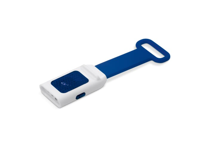 Lampe de vélo publicitaire rechargeable Bleu