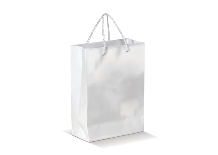 Panier isotherme pliable publicitaire Blanc