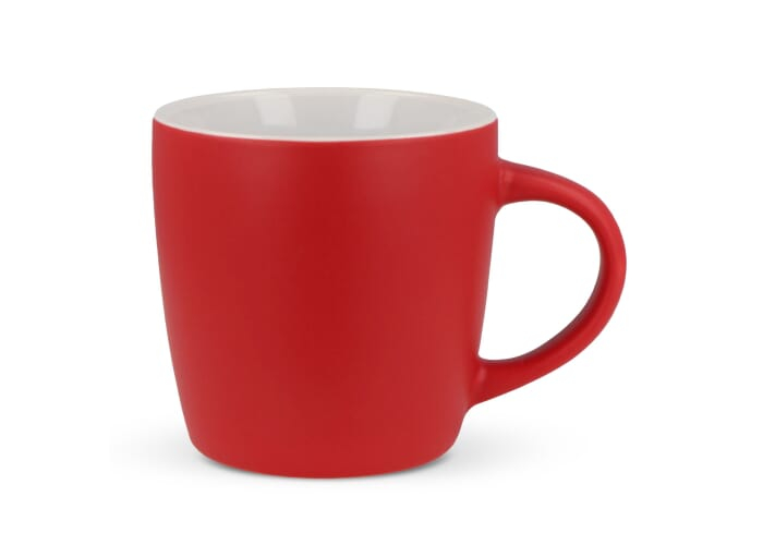 Mug personnalisable en céramique 250ml York Rouge