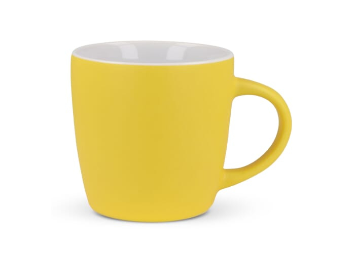 Mug personnalisable en céramique 250ml York Jaune