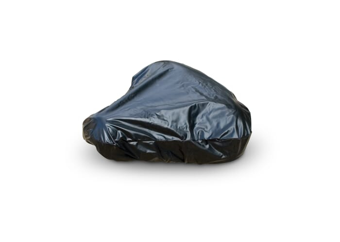 Protège-selle publicitaire en R-PET Noir