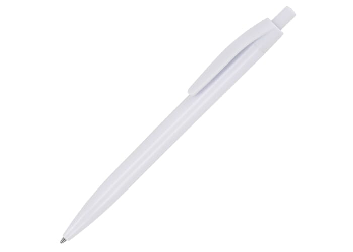 Stylo à bille ocean plastic à personnaliser Blanc