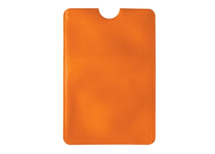 Porte-cartes promotionnel anti-RFID Orange