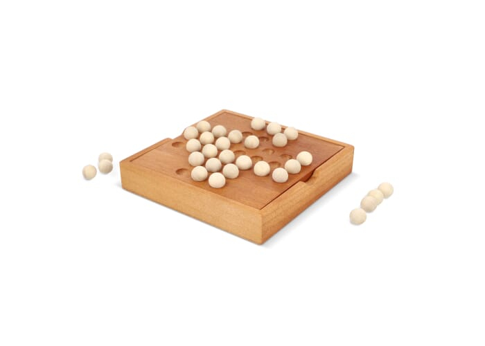 Jeu de solitaire en bois personnalisable Nature