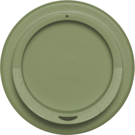 Vue du couvercle vert présenté seul en position supérieure, sans personnalisation apparente
