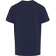 T-shirt unisexe bleu marine à manches courtes présenté de dos, sans personnalisation apparente