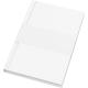 Carnet A5 à couverture rigide blanche avec bande, sans personnalisation apparente
