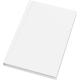 Carnet A5 à couverture rigide blanche mate, sans personnalisation apparente
