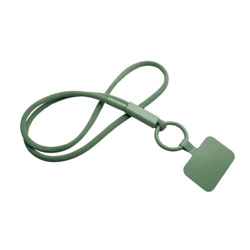 Lanyard porte-téléphone promotionnel Tubyard Olive