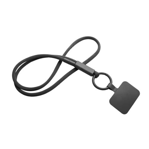Lanyard porte-téléphone promotionnel Tubyard Noir