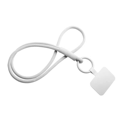 Cordon porte-téléphone personnalisé Tubyard Blanc