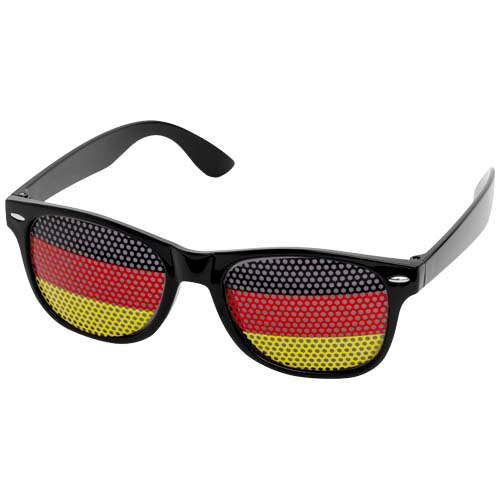 Lunettes de soleil drapeau promotionnelles Vision Noir