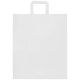 Sac de distribution kraft personnalisable poignées plates