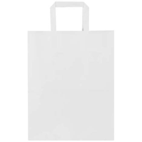 Sac kraft à personnaliser avec poignées plates