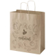 Sac papier kraft personnalisé avec poignées torsadées Sac papier kraft personnalisé avec poignées torsadées