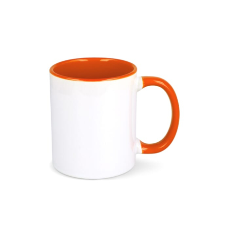 Mug intérieur et anse colorés à personnaliser 300ml Oslo