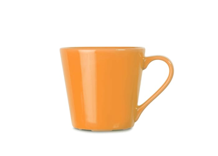 Mug 200 ml en grès à personnaliser Sagaform Brazil Orange