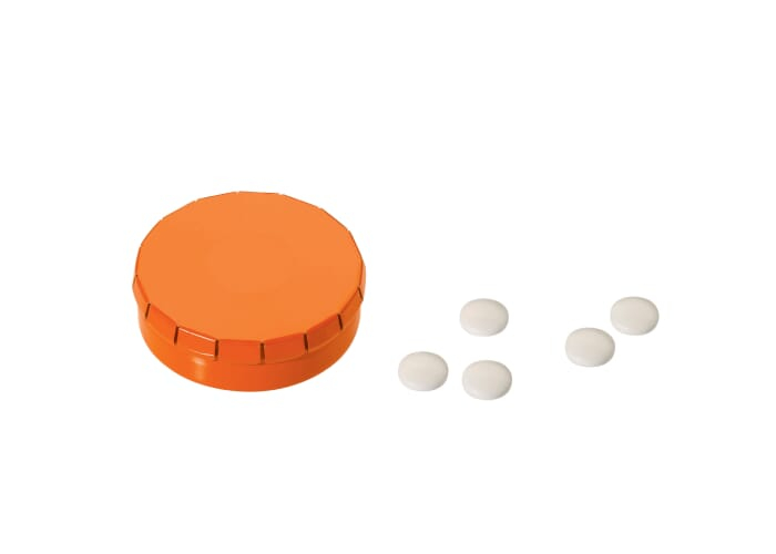 Distributeur de bonbons publicitaire Orange