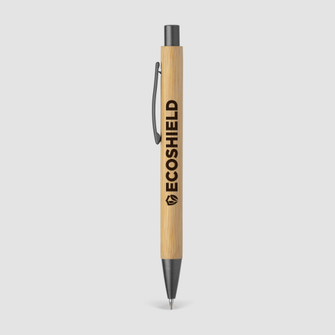 Coffret stylo/crayon personnalisés bambou - Bambowie