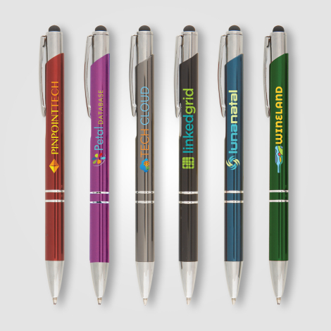 Stylo-stylet publicitaire Crosby Brillant